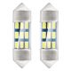 AMIO STANDARD 3014 9SMD Festoon C3W / C5W / C10W 31mm fehér 12V led izzó