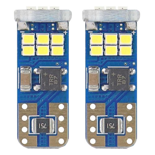 AMIO CANBUS 18SMD ultrafényes 2016 T10e (W5W) fehér 12V/24V led izzó