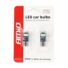 AMIO CANBUS 18SMD ultrafényes 2016 T10e (W5W) fehér 12V/24V led izzó