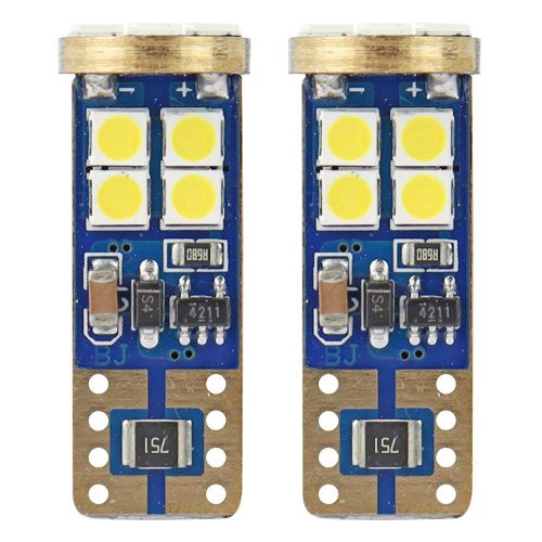 AMIO CANBUS 12SMD 2835 T10e (W5W) fehér 12V/24V led izzó