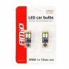 AMIO CANBUS 12SMD 2835 T10e (W5W) fehér 12V/24V led izzó