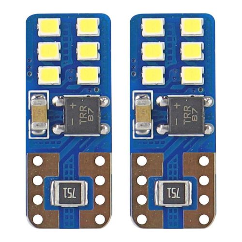 AMIO CANBUS 12SMD ultrafényes 2016 T10e (W5W) White 12V/24V led izzó