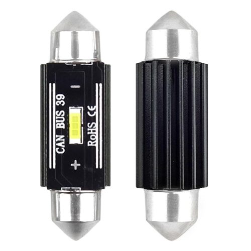 AMIO CANBUS 1860 1SMD ultrafényes Festoon C3W / C5W / C10W 39mm White 12V/24V led izzó