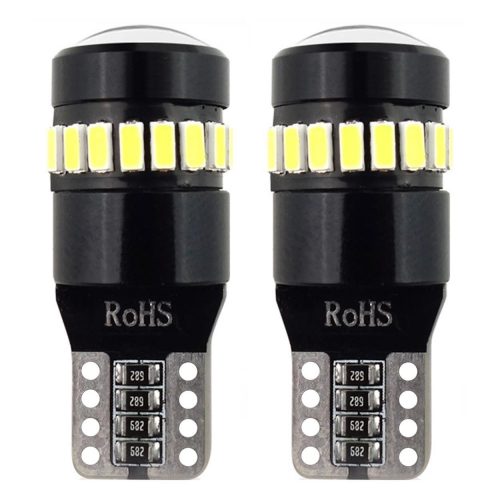 AMIO CANBUS 18SMD 3014 + 1SMD T10 W5W fehér 12V/24V led izzó