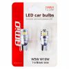 AMIO CANBUS 3030 6SMD T10 W5W / W10W fehér 12V/24V led izzó