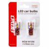 AMIO CANBUS 2016 6SMD T10 W5W / W10W fehér 12V/24V led izzó