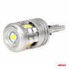 AMIO STANDARD T10 W5W 6x3020 + 1x3030 SMD fehér 12V/24V led izzó