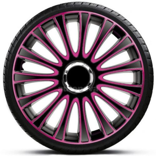 13"-os Lemans Pro Pink-Black dísztárcsa garnitúra (4darab)