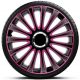 16"-os Lemans Pro Pink-Black dísztárcsa garnitúra (4darab)