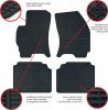 Ford Galaxy (I) / Seat Alhambra / Volkswagen Sharan ( 1995-2006 ) Frogum Gumiszőnyeg szett