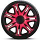 13"-os Nascar Pink Black dísztárcsa garnitúra (4darab)