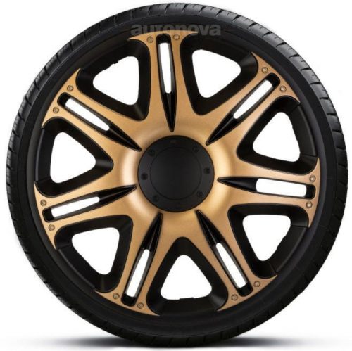 14"-os Nascar Gold Black dísztárcsa garnitúra (4darab)