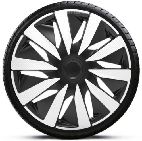 15"-os Lazio Carbon Silver-Black dísztárcsa garnitúra (4darab)