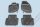 Volvo S60 ( 2000-2009 ) / Volvo S80 TS ( 1998-2006 ) / Volvo V70 ( 2000-2006 ) / Volvo XC70 ( 2000-2007 ) magasperemű Rezaw-Plast Gumiszőnyeg szett